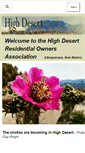 Mobile Screenshot of highdesertliving.net