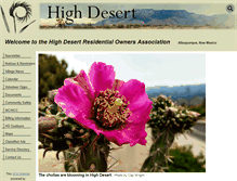 Tablet Screenshot of highdesertliving.net